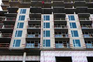 infinite facade panels on the exterior of the lakeview