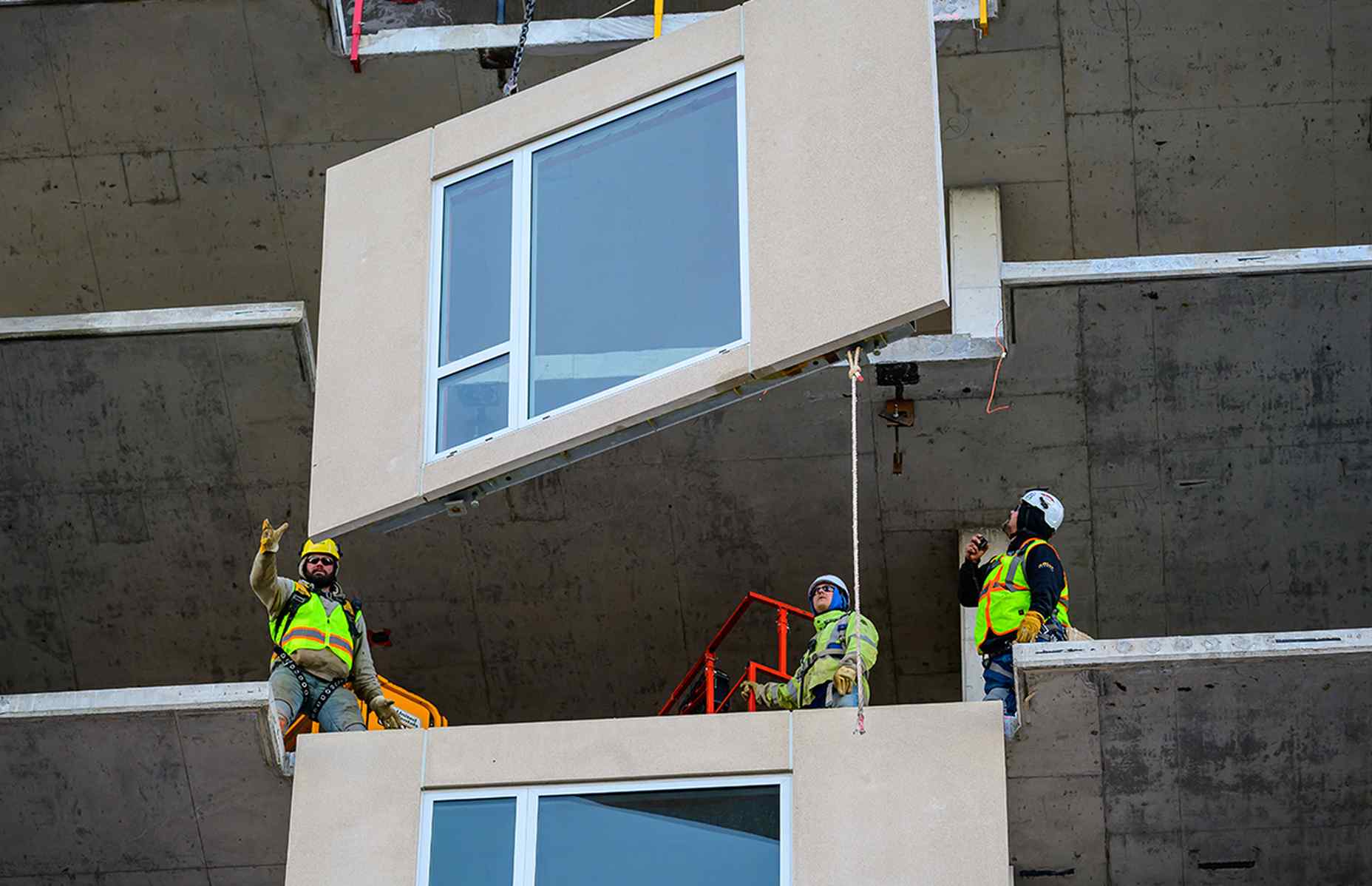 panel installation on the lakeview