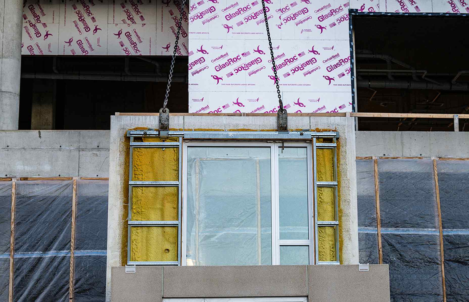 insulation in the infinite facade panel