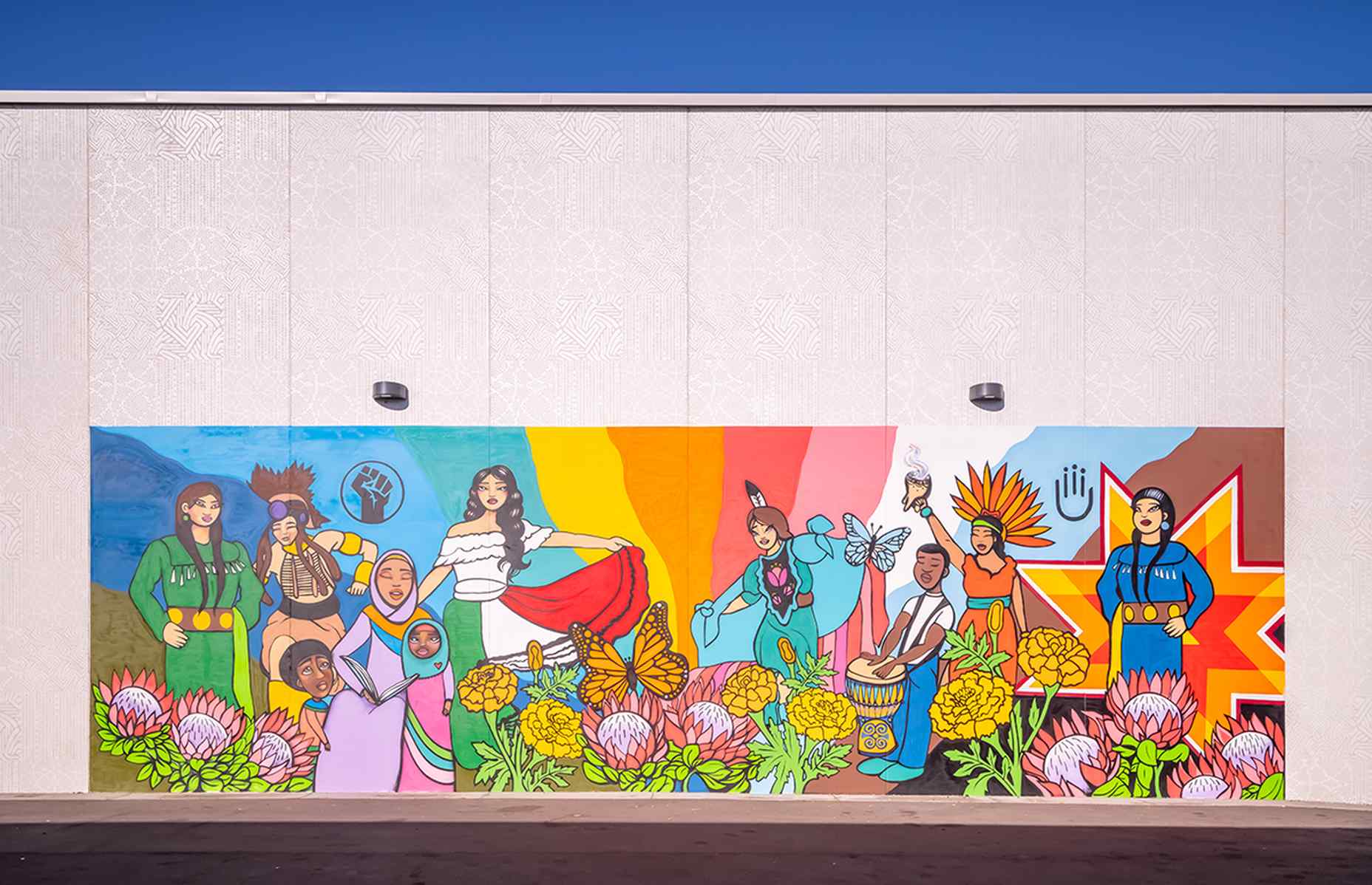 the family partnership exterior using precast architectural facades