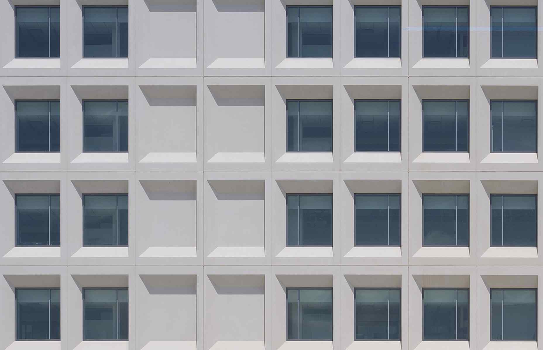 close up architectural panels uw health exterior