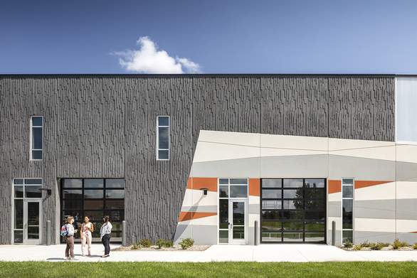 closeup of valley southwoods exterior