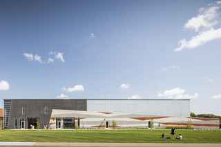 exterior of valley southwoods freshman high school CTE addition