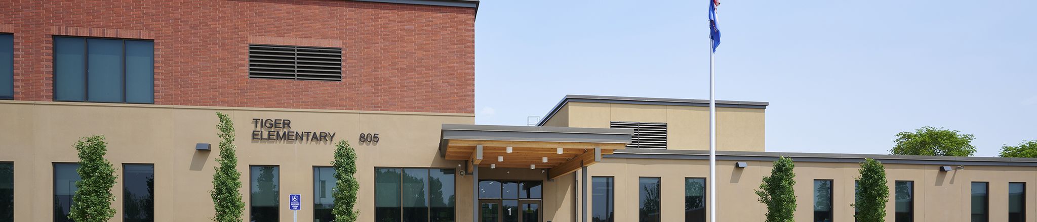 exterior entrance of west elementary