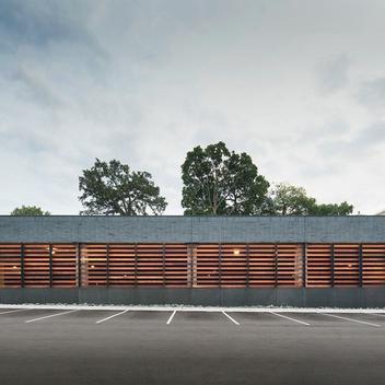 exterior of mill st parking structure