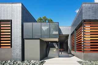 exterior of mill st parking