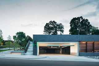 exterior of mill st parking